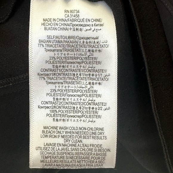 BCBGMAXAZRIA Dyanne Embellished Crystal Tunic Dress Black Small VPX61K22 - Picture 9 of 10